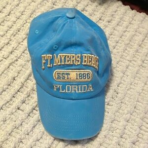Blue Ft. Meyers Beach Florida Baseball Hat